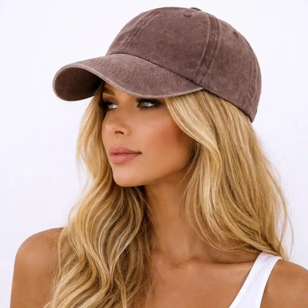 Gorra De Béisbol Retro Lavada Y Desgastada Unisex