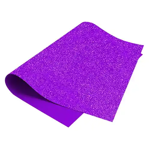 Foamy Pliego Escarchado Morado