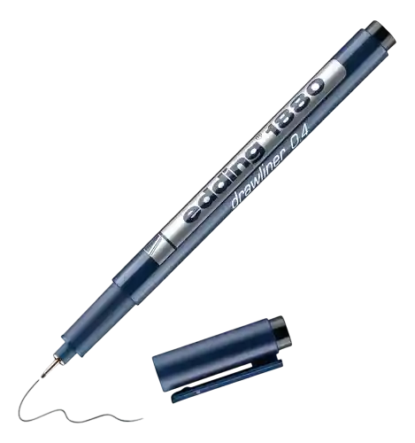 Edding Rapidografo Profesional Desechable 1880 Punta 0.4