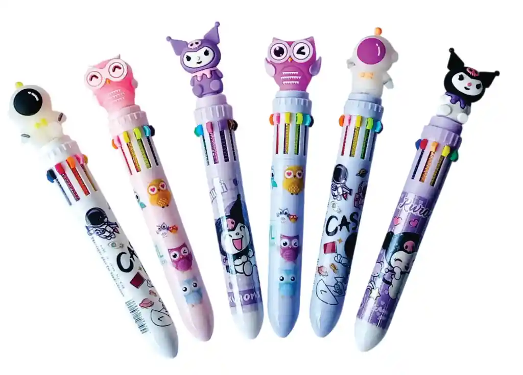 Esfero Boligrafo 10 Minas Motivos Surtidos