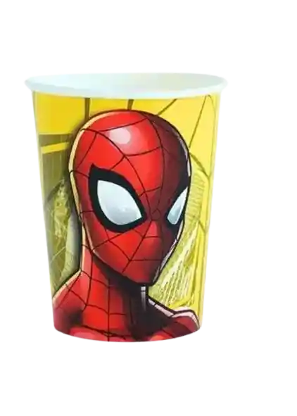 Vaso Para Fiesta Spiderman In Action X 10