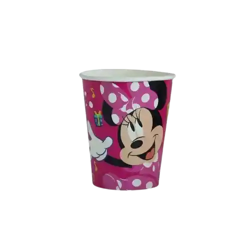 Vaso Para Fiesta Minnie Mouse Boom X10 Und
