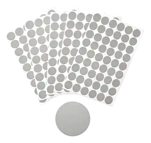 Sticker Rotulo Autoadhesivo 16-16 Plateado