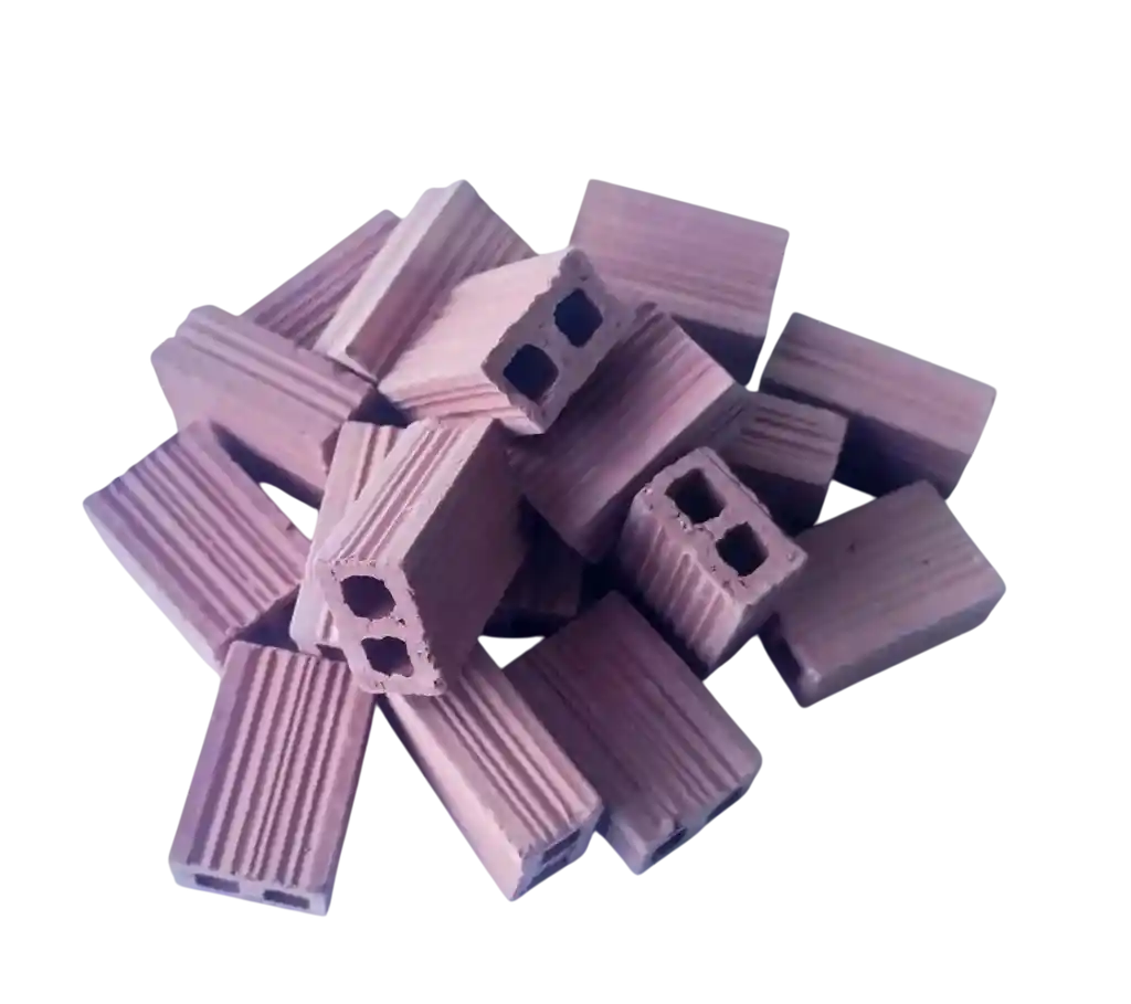 Bloque Ladrillo Para Maqueta Paquete X50