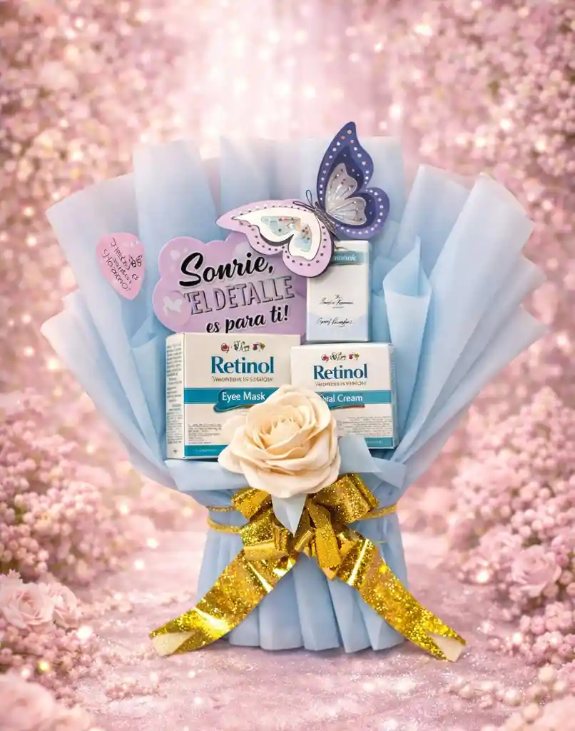 Bouquet Azul De Skin Care Retinol Y Rosa