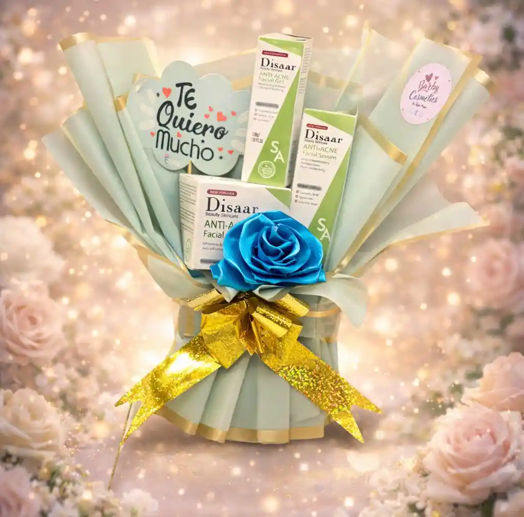 Bouquet Verde De Skin Care Ácido Salicilico Y Rosa