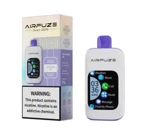 Airfuze Smart Vape 30k Puff Blue Razz Ice