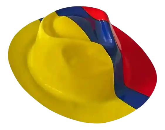 Gorro Sombrero Vaquero Tricolor Colombia Futbol Fiesta X1