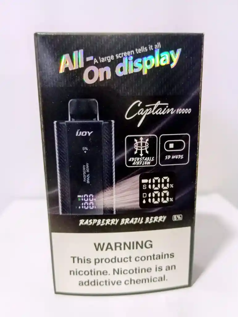 Vaper Ijoy 10,000 Usos Sabor Frambuensa Mora