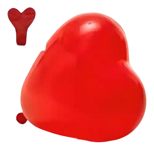 Bombas Globos Convencional Corazon Rojo R12 X 10und