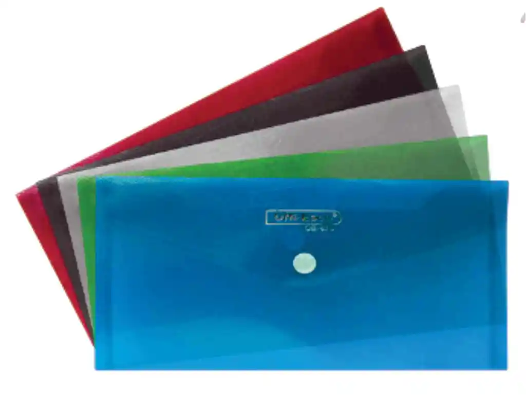 Carpeta Tipo Sobre Con Broche 22x12cm