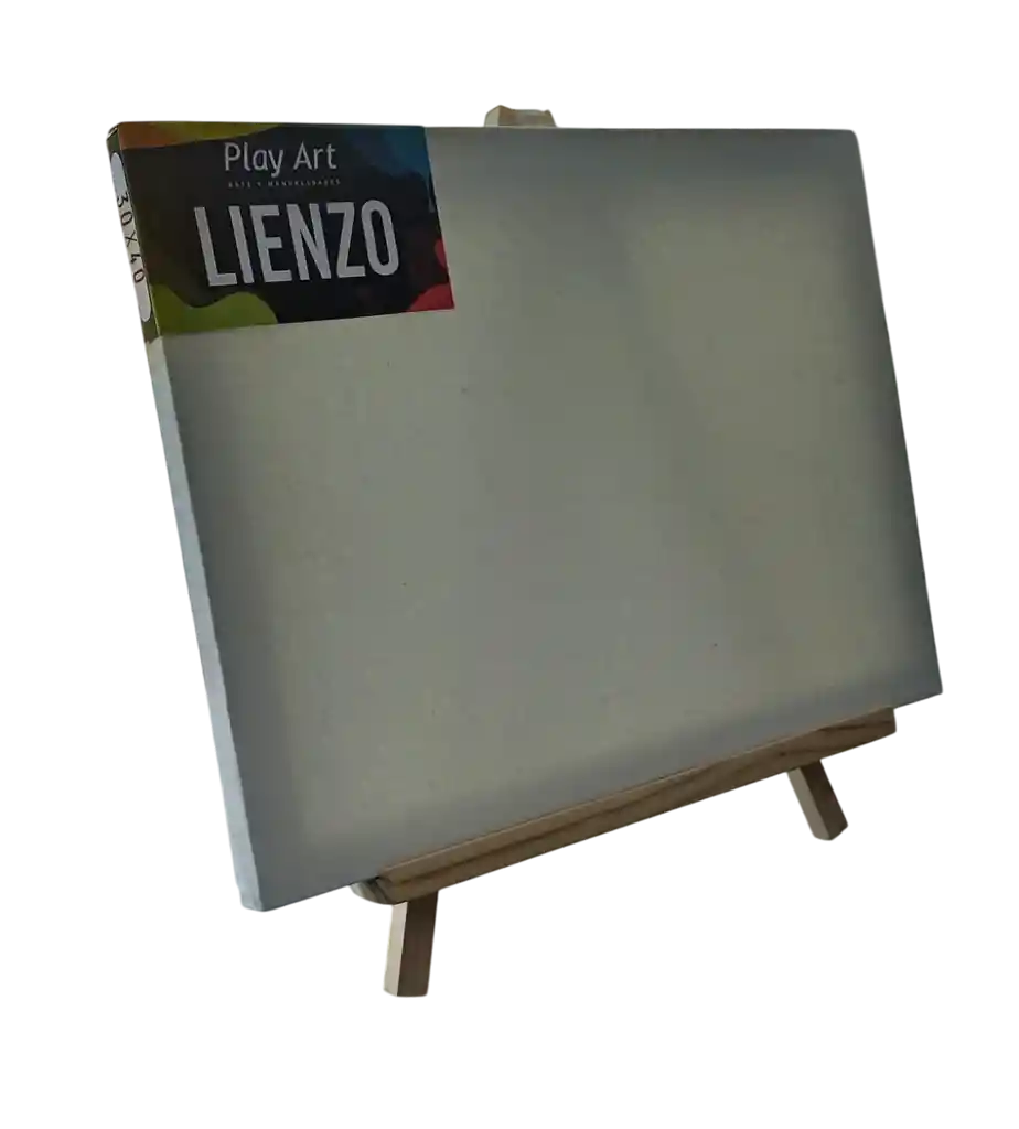 Arte Lienzo Con Caballete De 30 X 40cm