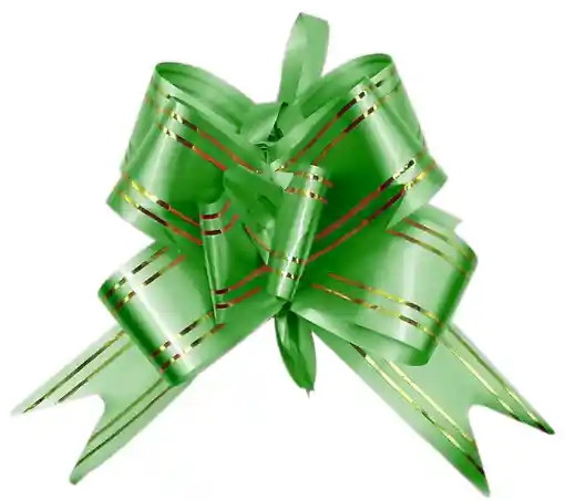 Moño Lazo Para Regalos Verde Oscuro