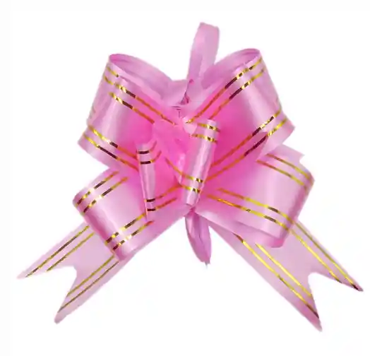 Moño Lazo Para Regalos Rosado