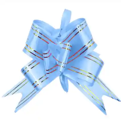 Moño Lazo Para Regalos Azul Claro