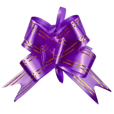 Moño Lazo Para Regalos Morado