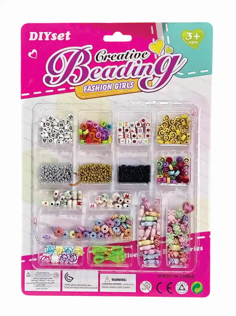 Juguete Kit Bisuteria Para Hacer Collares Y Pulseras Niñas