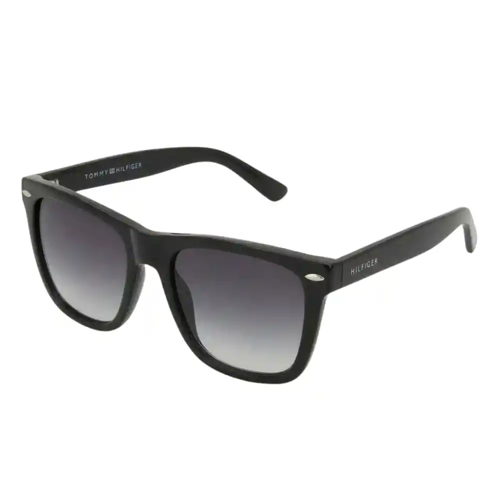 Gafas De Sol Tommy Hilfiger 66397621 Outlook Negro Estilo Wayfarer Clasico 52mm