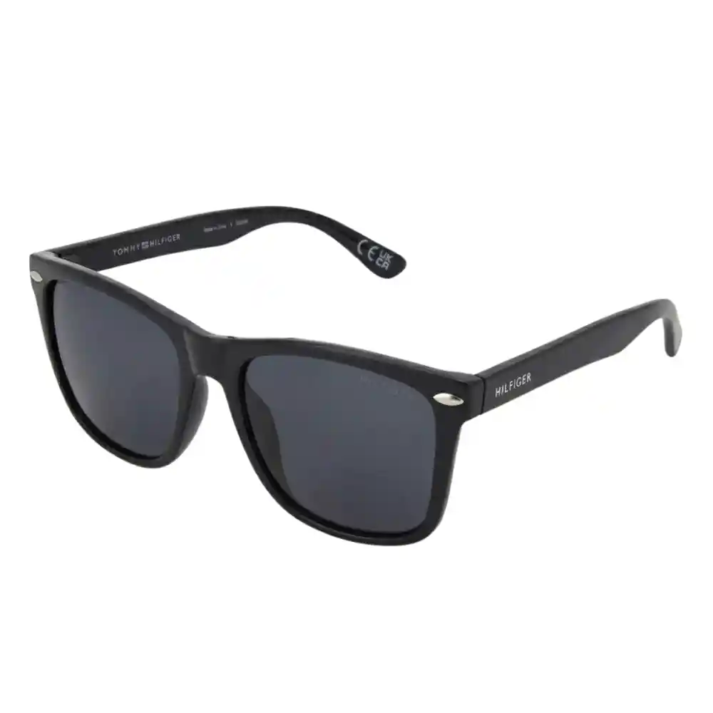 Gafas De Sol Tommy Hilfiger X62168 Outlook Negro Clásico Estilo Wayfarer 55mm