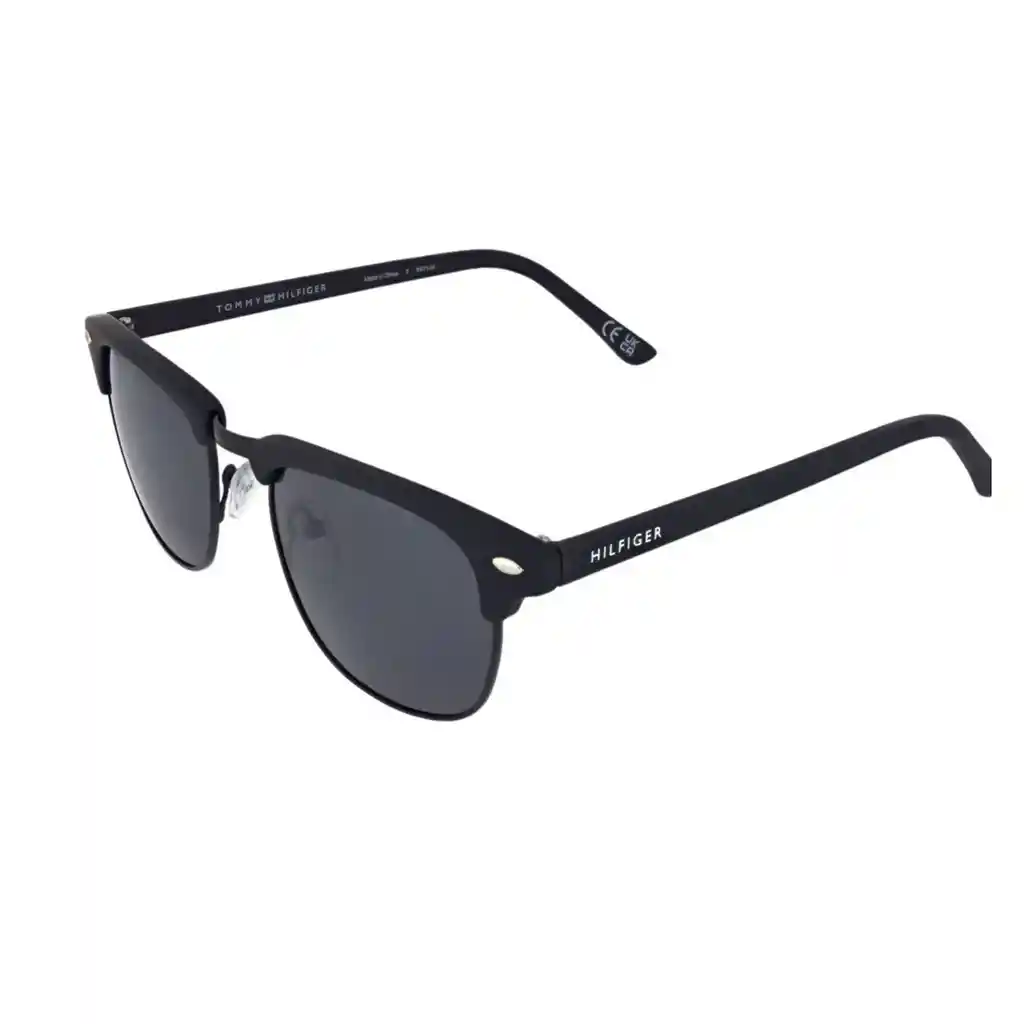Gafas De Sol Tommy Hilfiger X62134 Outlook Negro Mate Estilo Clubmaster 52mm