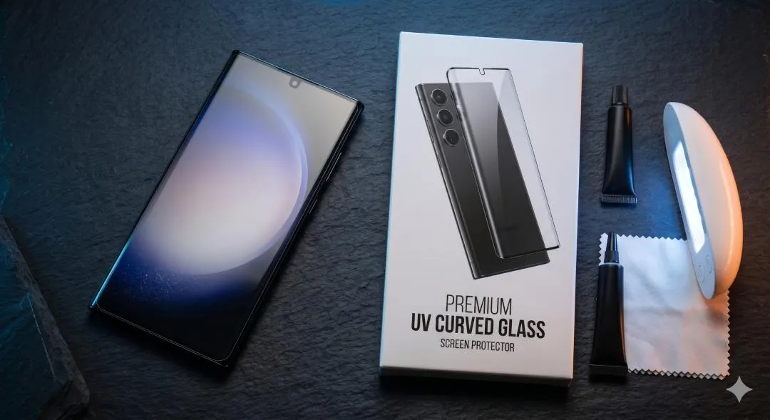 Vidrio UV Templado Curvo Samsung S24