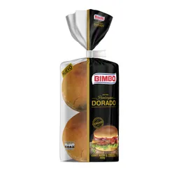 Bimbo pan dorado para hamburguesa