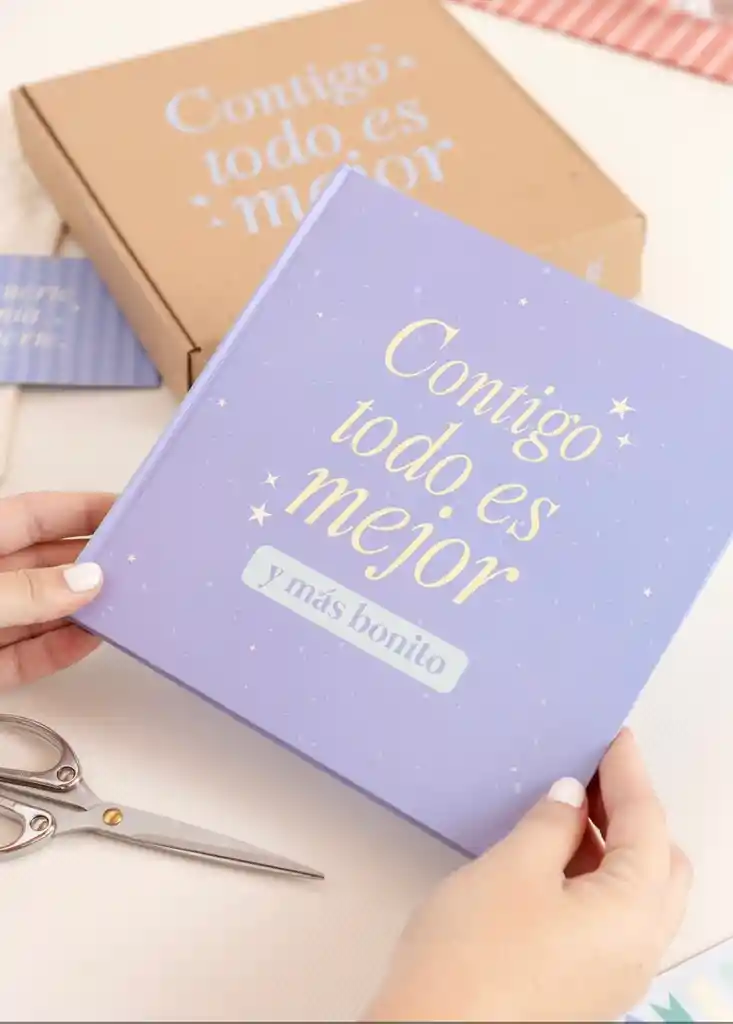 Libro Albúm Contigo Todo Es Mejor