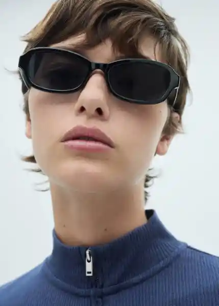 Chaqueta Cárdigan Loreto Azul Talla S Mujer Mango