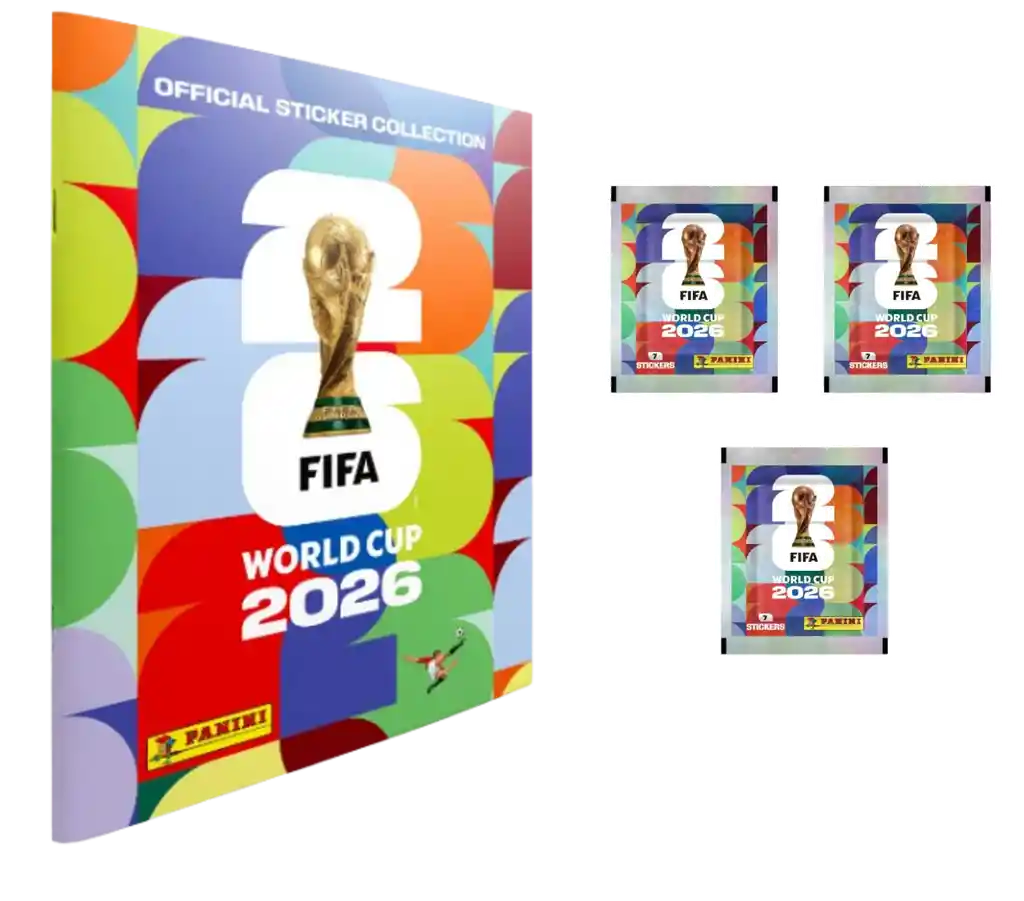 Album Pasta Blanda Mundial 2026 Panini +3 Sobres