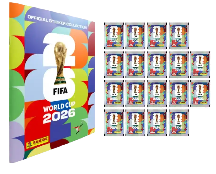 Album Pasta Blanda Mundial 2026 Panini +18 Sobres