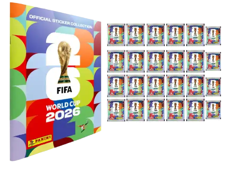 Album Pasta Blanda Mundial 2026 Panini +24 Sobres