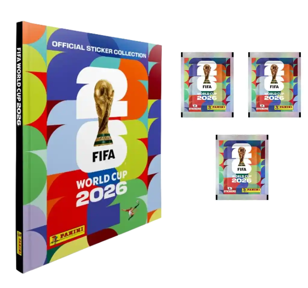 Album Pasta Dura Mundial 2026 Panini +3 Sobres