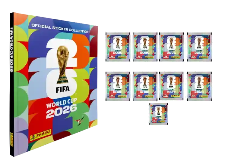 Album Pasta Dura Mundial 2026 Panini +9 Sobres