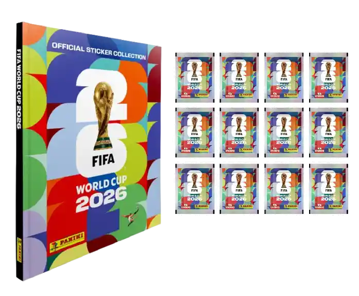 Album Pasta Dura Mundial 2026 Panini +12 Sobres
