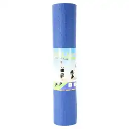 Ideal Para Hacer Yoga. Proporciona Comodidad y Seguridad. Textura Suave. Permite Realizar Ejercicios de Forma Correcta. Antideslizante. Color: Azul. Medidas: 170 x 60  cm. Grosor: 5 mm. Sku 155386