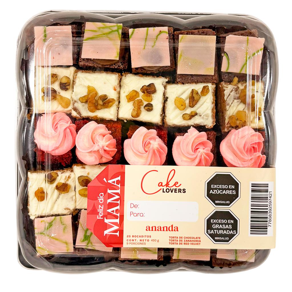 Ananda Bocaditos De Torta De Sabores Variados, Red Velvet, Zanahoria Y ...