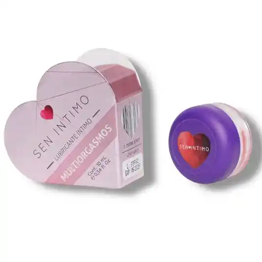 Lubricante Multiorgasmos Corazon X 10ml Sen Intimo