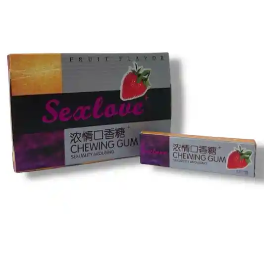 Chiclets Sexlove Bubble Gum X 10 Cajitas