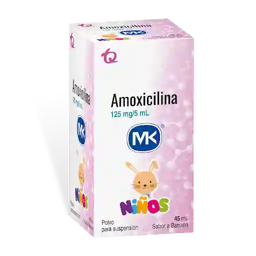 Amoxicilina Mk Niños (125 mg/5 mL)