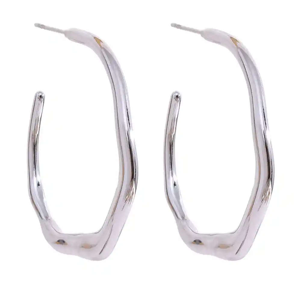 More Aretes Organic Silver