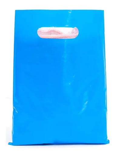 Bolsas 28x38 Cmts Tipo Boutique 11x15 Cmts X 100 Uni Azul - Rappi