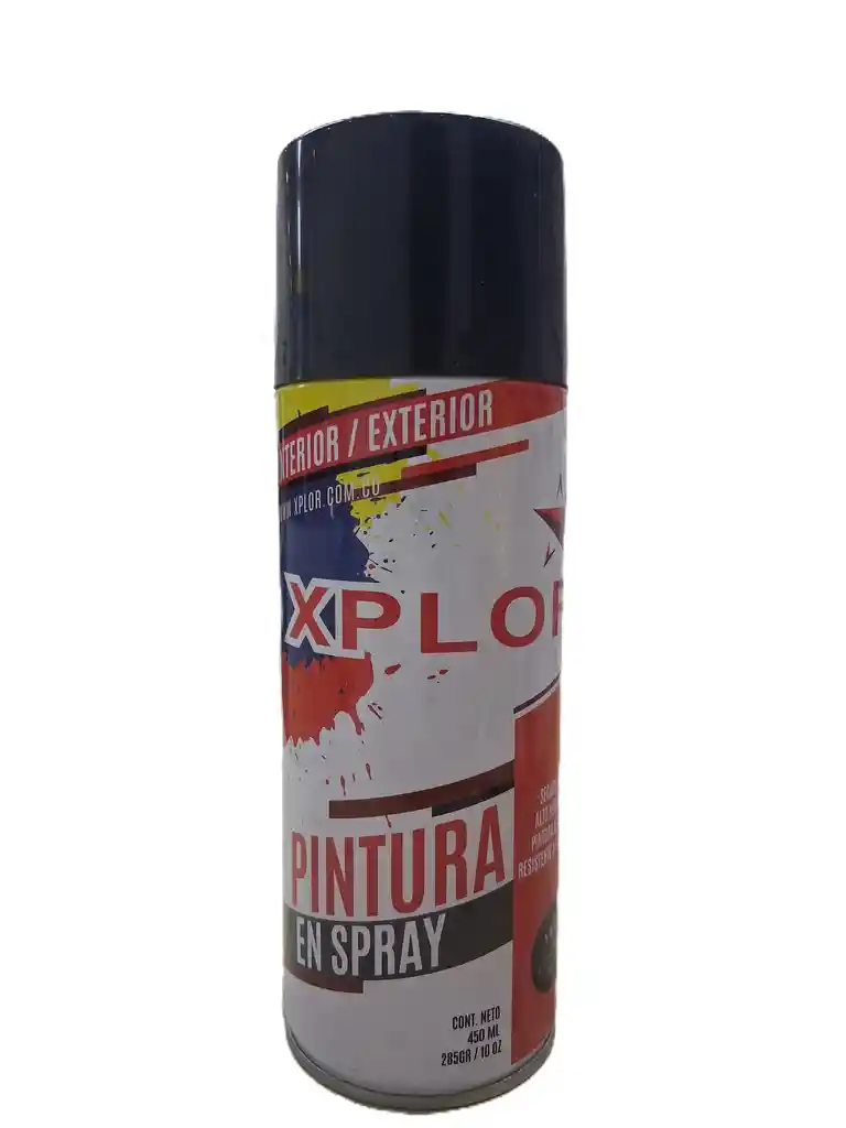 Pintura Spray Anticorrosiva Xplor Negro 450ml - 285 Gr (6r)