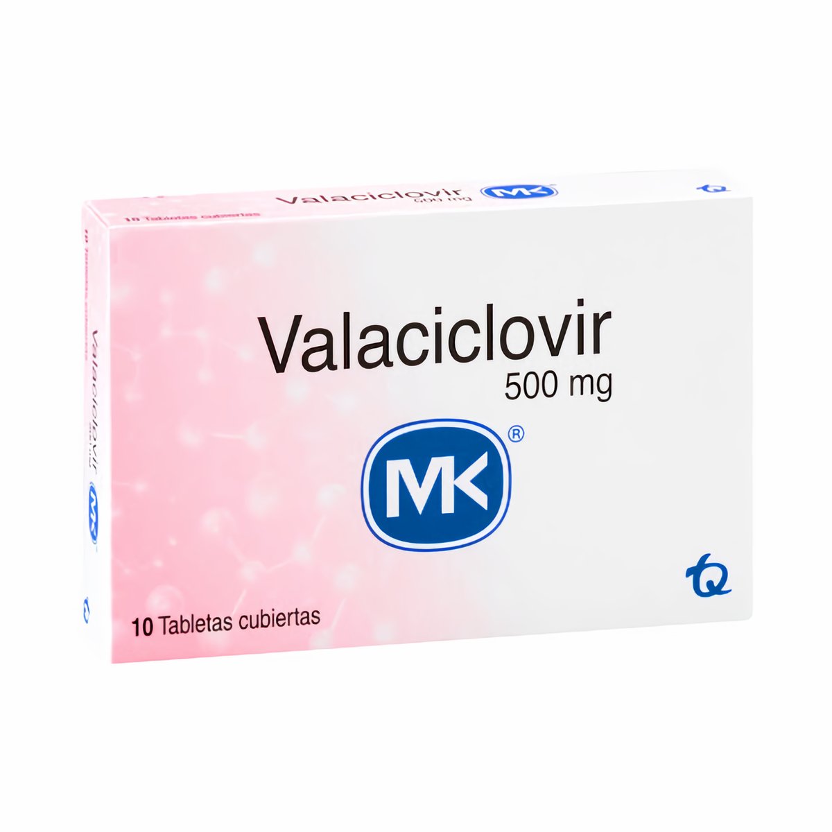 Mk Valaciclovir (500 mg) 10 Tabletas desde $ 112.200