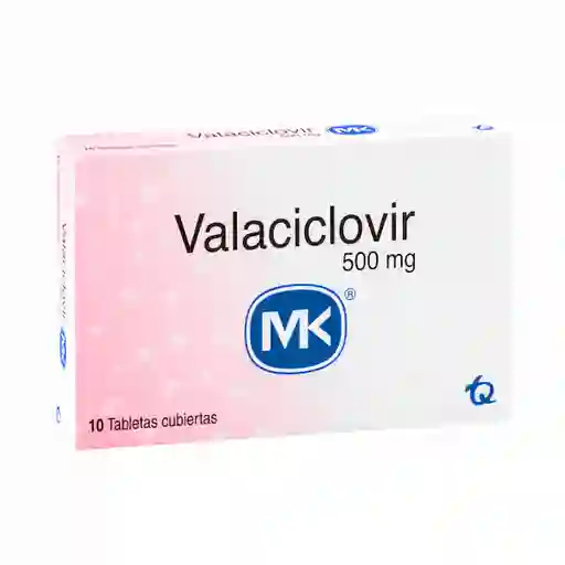 Mk Valaciclovir (500 mg) 10 Tabletas