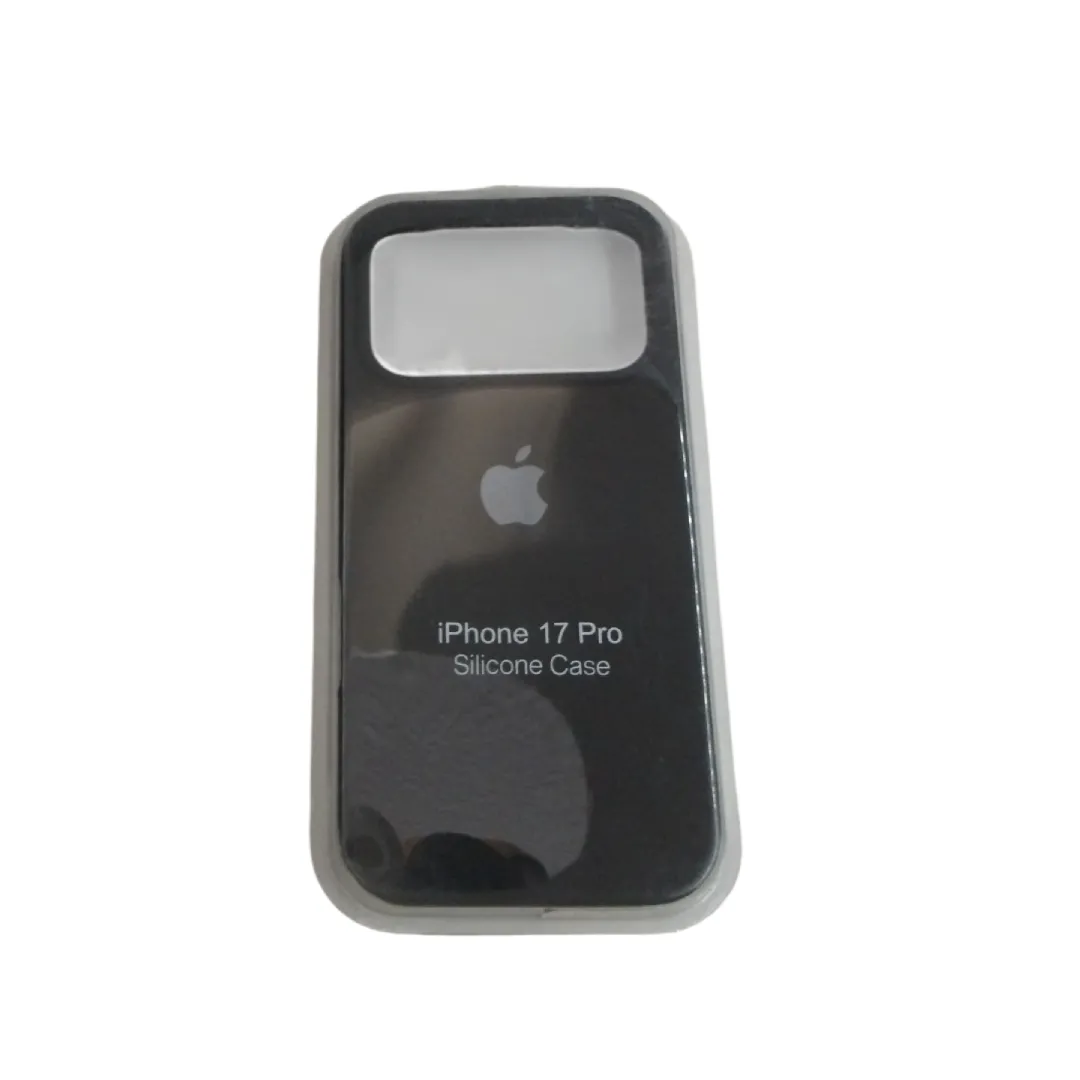 Forro Silicone Case Iphone 17 Pro Negro