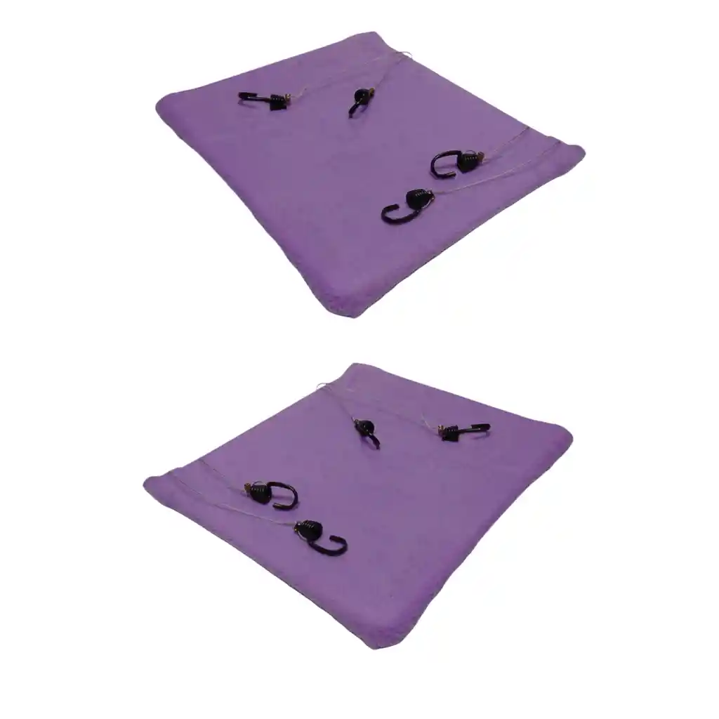 Dos Hamacas Para Gatos 40 Cm X 40 Cm Rejas Morado