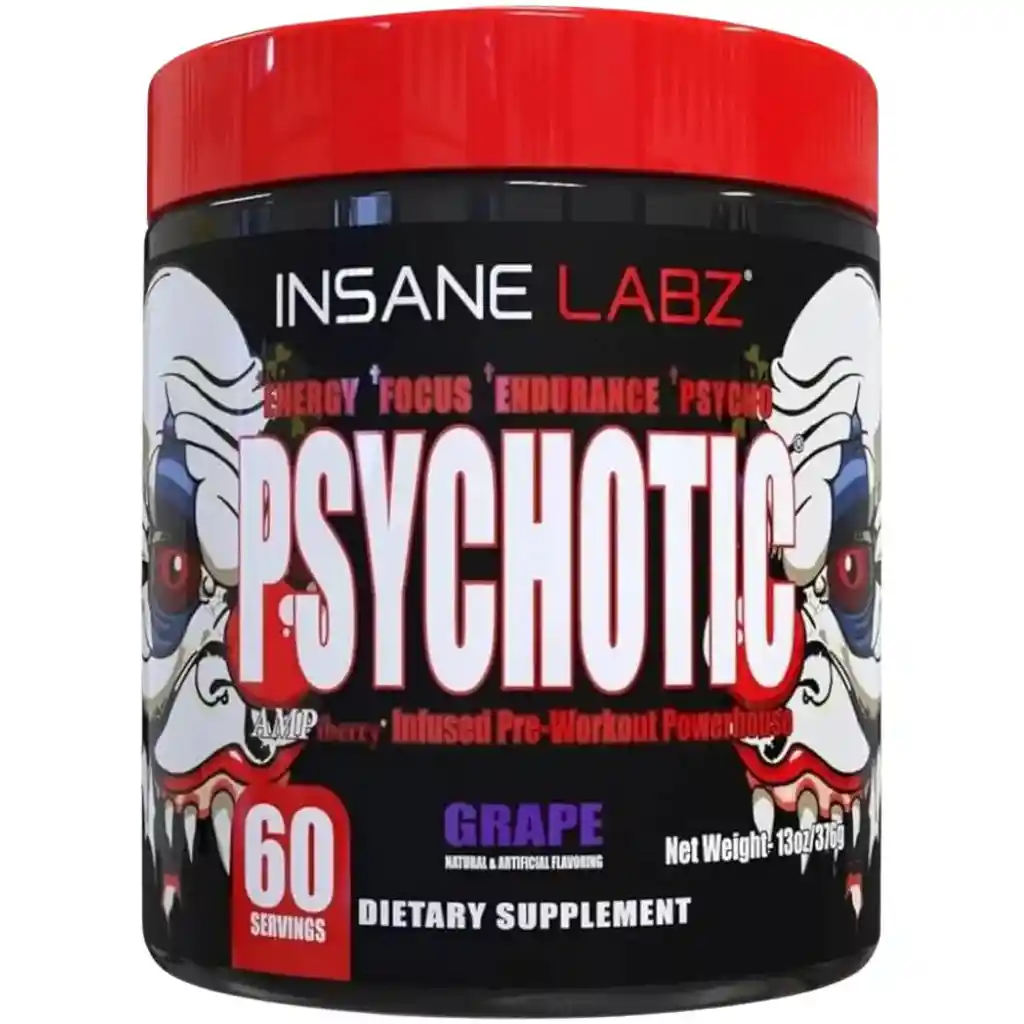 Psychotic Pre Workout 60serv Insane Labz