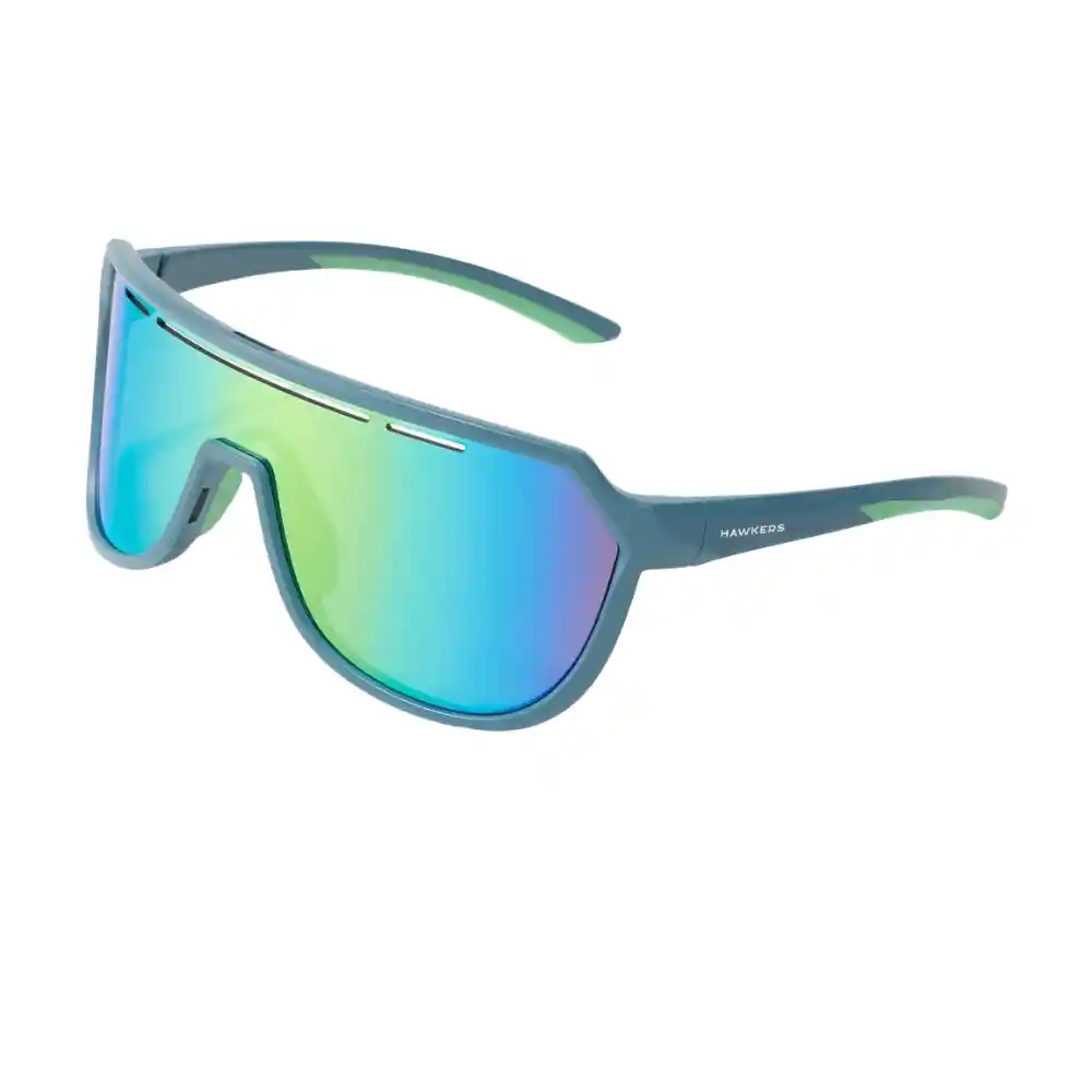 Gafas De Sol Deportivas Hawkers Fly Hfly25lyt0 Azul Espejado Unisex Talla 134mm