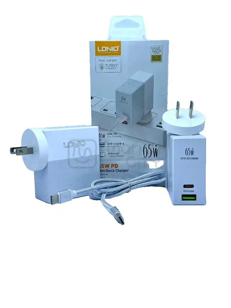 Cargador Ldnio 65w