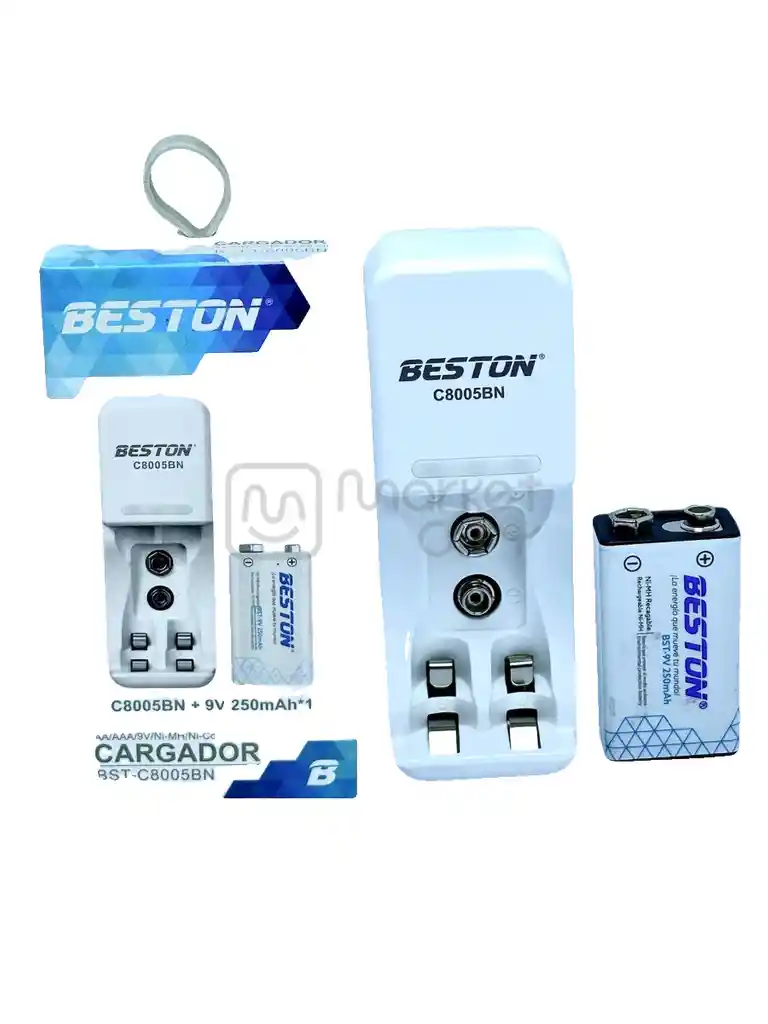 Cargador Batería Recargable 9v
